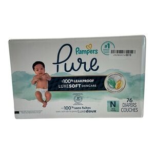 Pampers - Pure Diapers Newborn (76 ct) - Newborn Baby Essentials